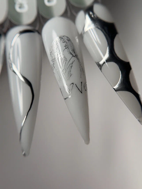 Jel boya sıvı metal Silver Chrome gümüş ayna efekti veren 5 gr