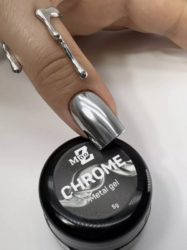 Jel boya sıvı metal Silver Chrome gümüş ayna efekti veren 5 gr