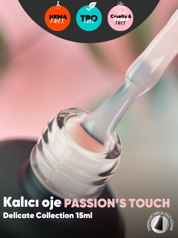 Kalıcı oje Delicate serisi 15 ml Passions Touch