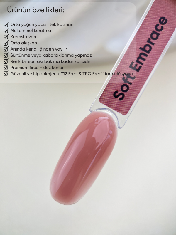Kalıcı oje Delicate serisi 15 ml Soft Embrace