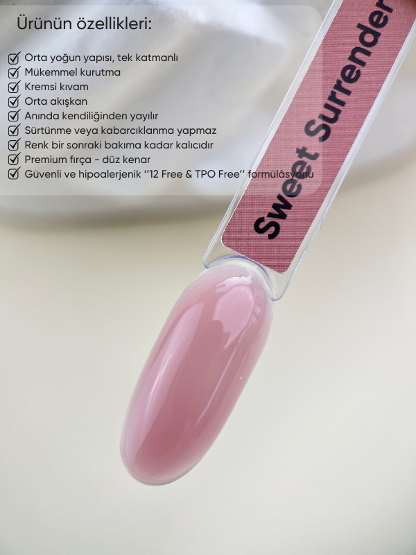 Kalıcı oje Delicate serisi 15 ml Sweet Surrender