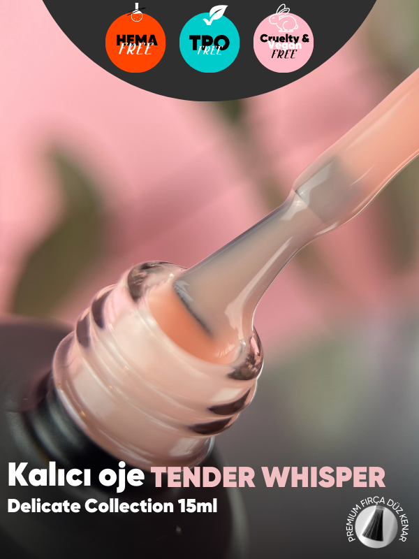 Kalıcı oje Delicate serisi 15 ml Tender Whisper