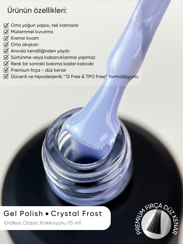 Kalıcı oje Endless Classic serisi 15 ml Crystal Frost