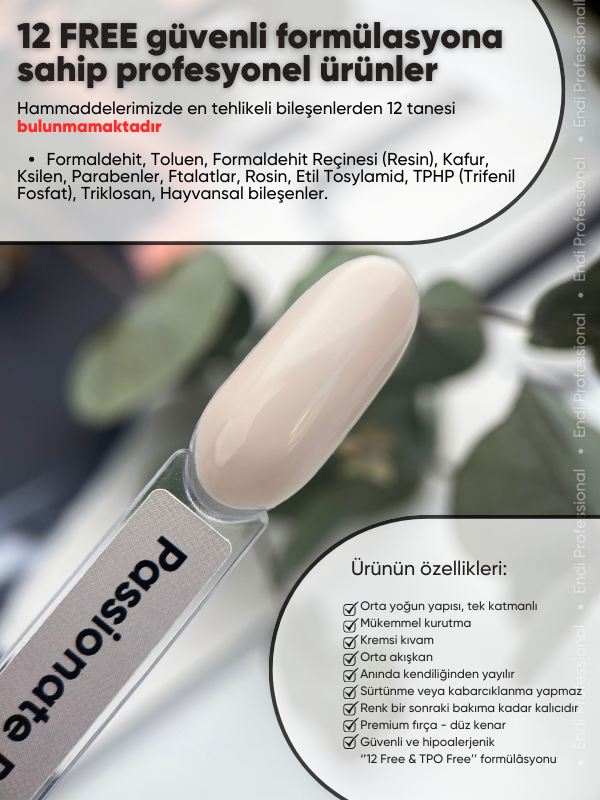 Kalıcı oje Ivory serisi 15 ml Passionate Petals