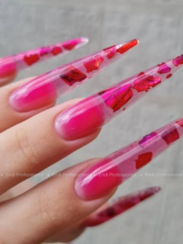 Kalıcı oje Vitray Glazed serisi 15 ml Pink