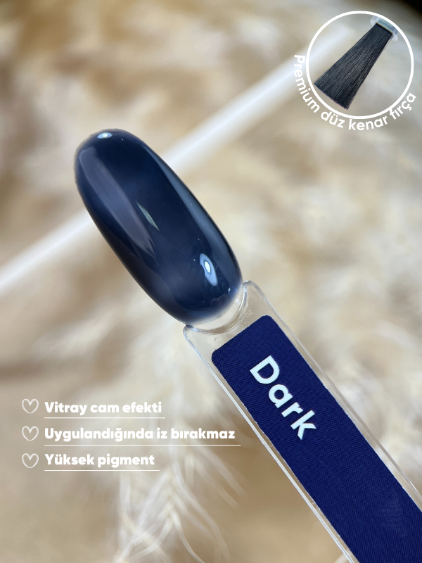 Kalıcı oje Vitray Glazed serisi 15 ml Dark