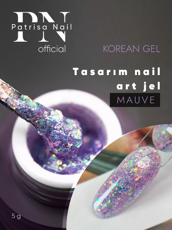 Nail art jel GEL KOREAN Mauve 5 gr 