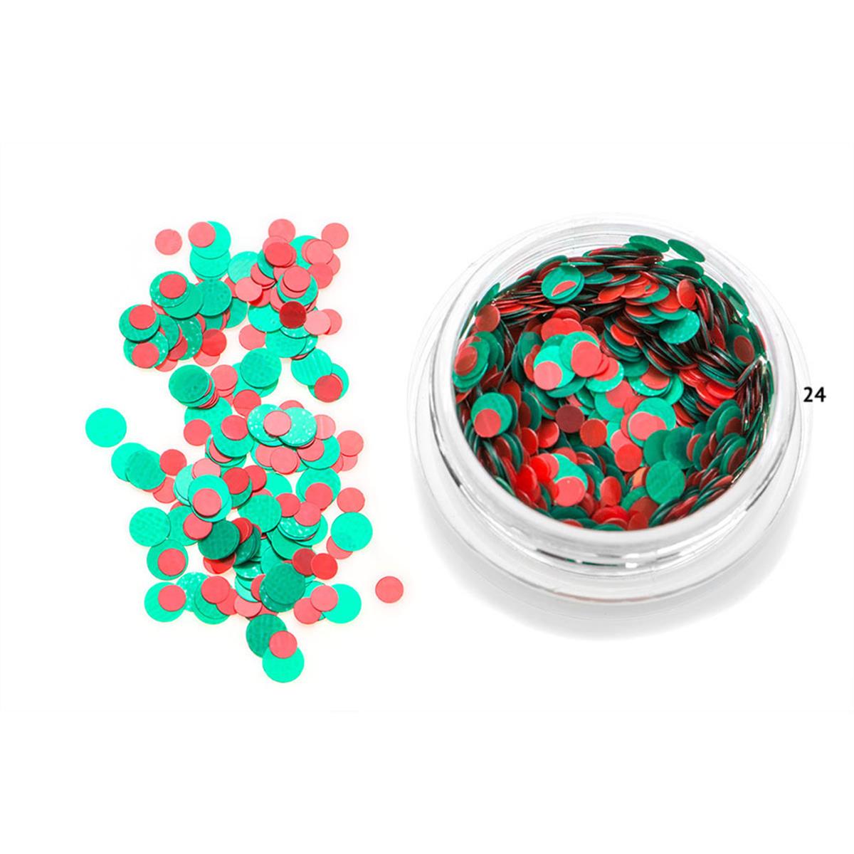 Nail art süs Kamifubiki mix 24Endi ProfessionalPayet çeşitleriNail art süs Kamifubiki mix 24