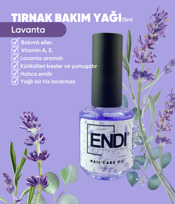 Nail Care oil Tırnak bakım yağı 15 ml Lavanta esanslı