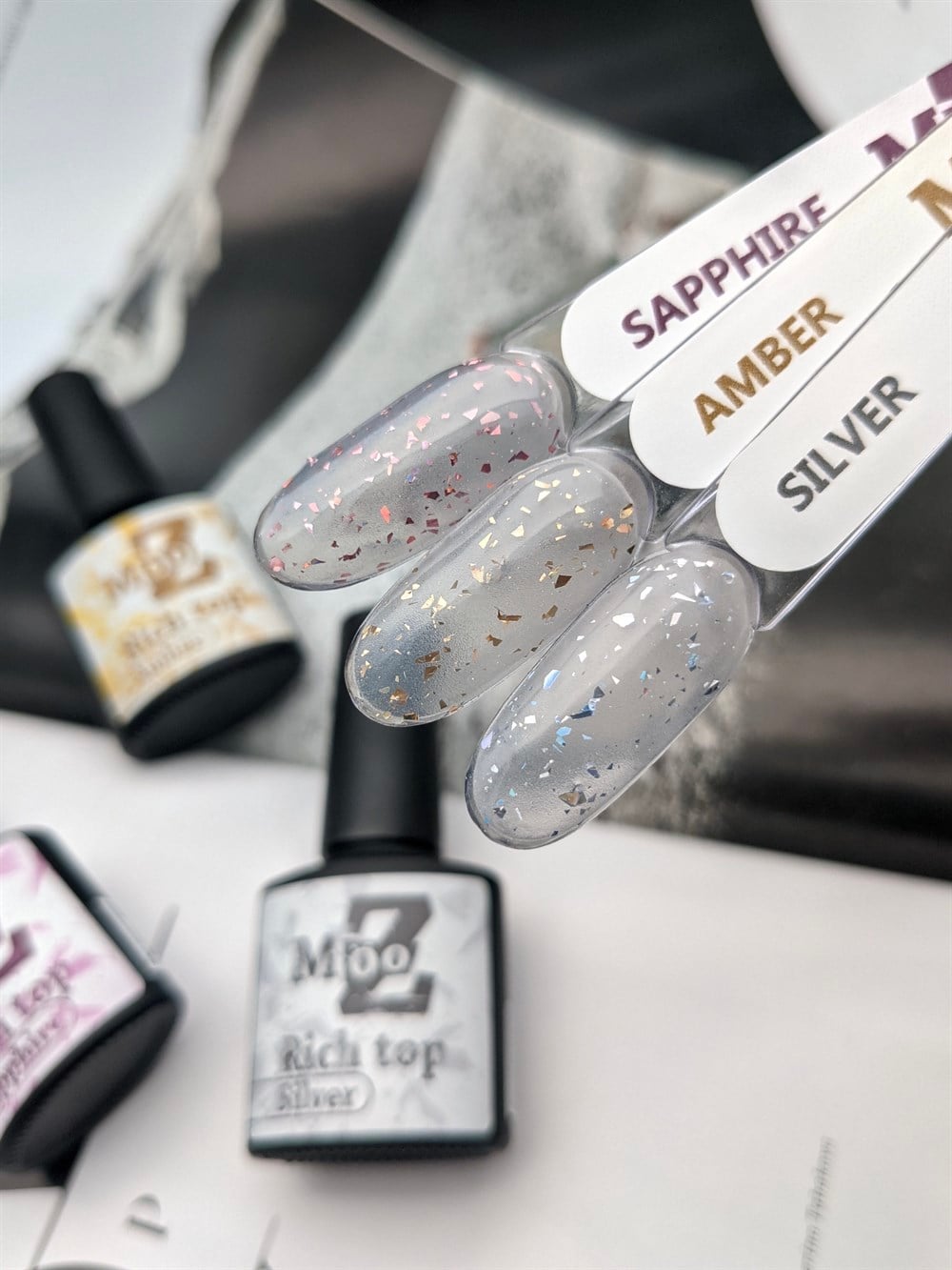 Potal Rich top coat Silver Parlak No wipe 9 ml