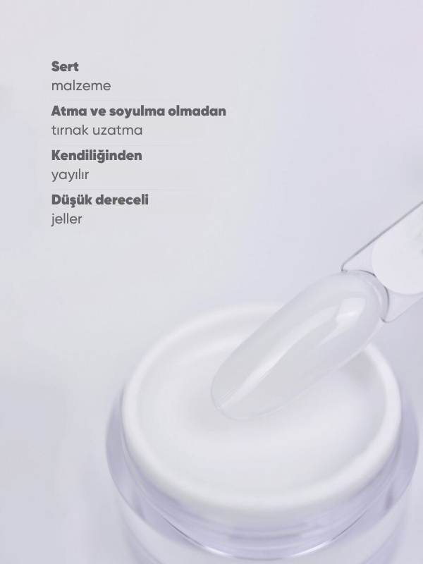 Protez tırnak jeli Pro gel White Brilliant 15 gr