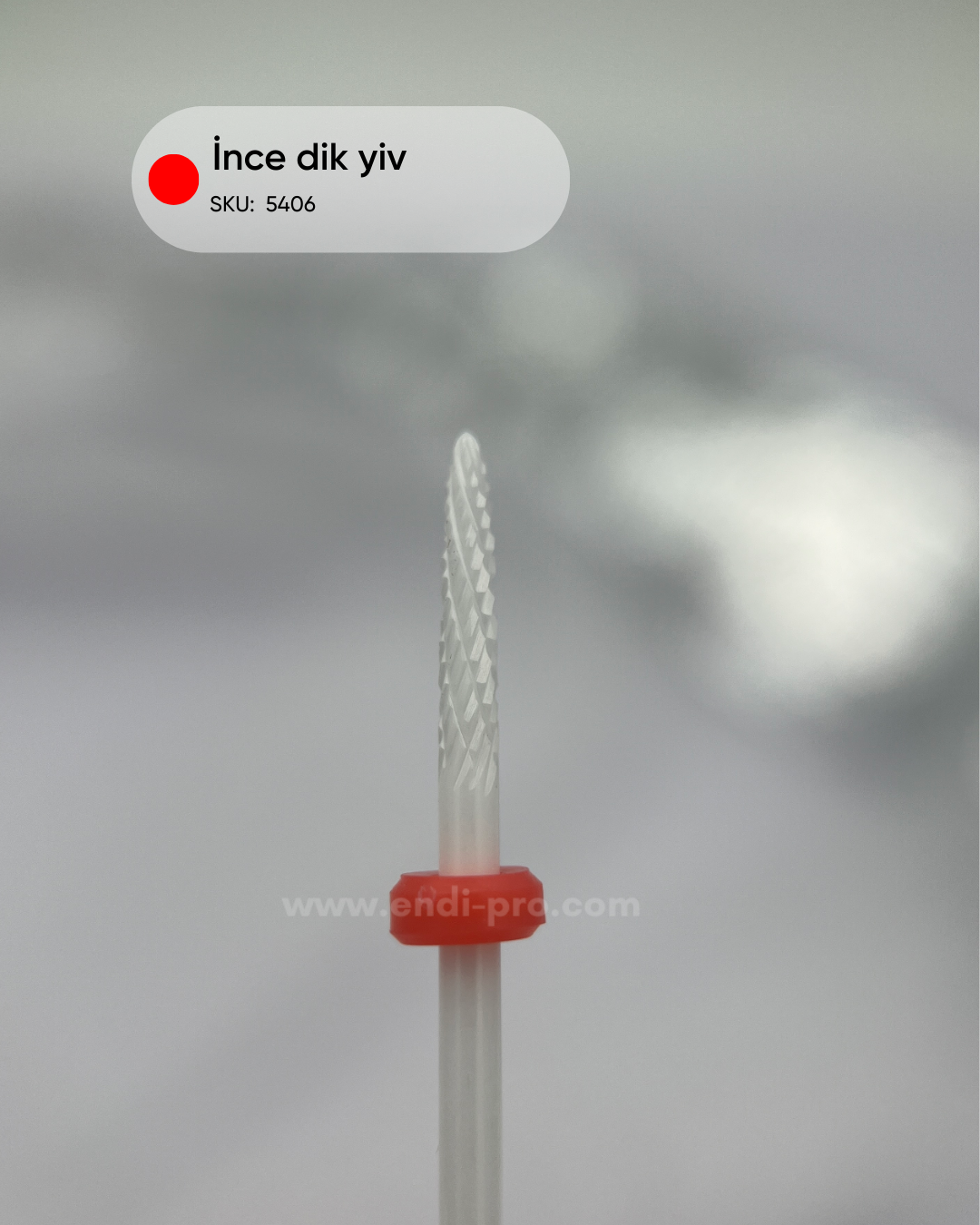 Seramik çikartma başlık (Kırmızı - Yumuşak) Küçük ateş