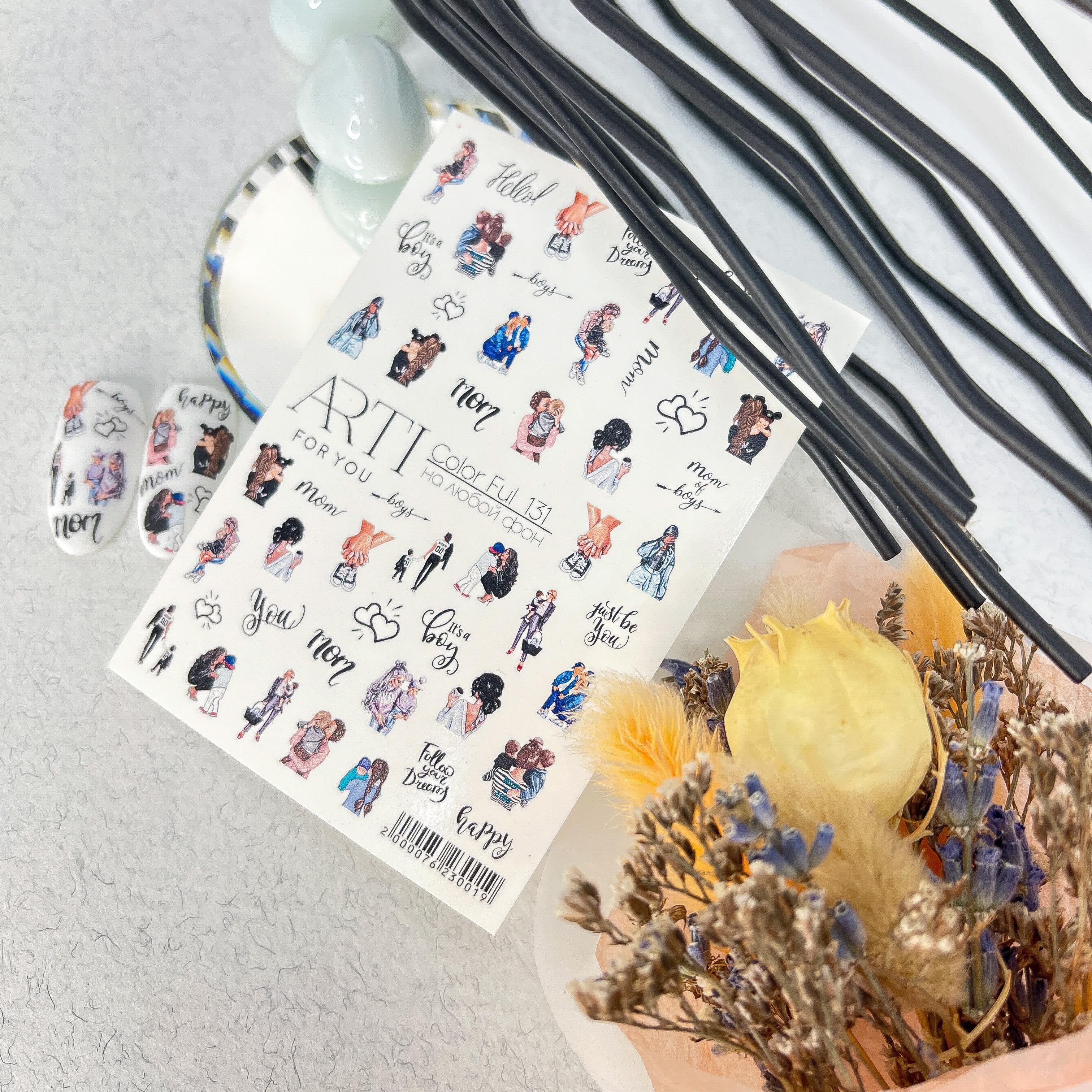 Stiker 131 Tırnak stiker Anne Oğlu temalı