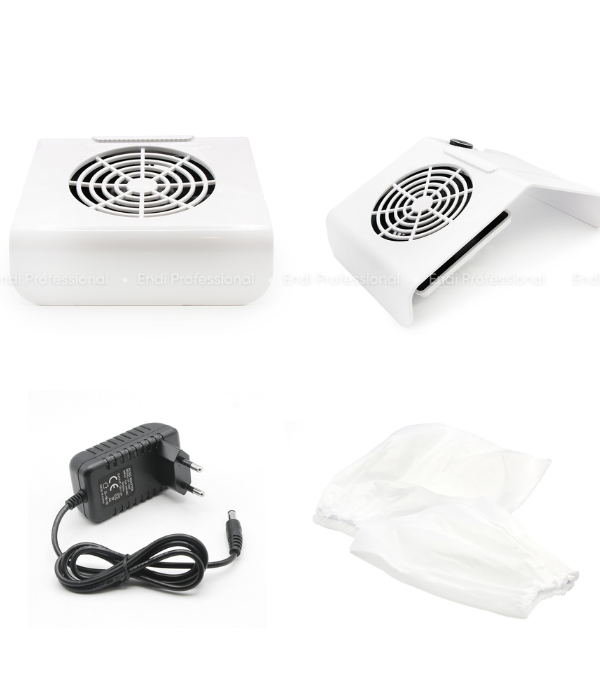 Toz toplama cihazı 120 Watt Model X1 Beyaz yedek torbalı