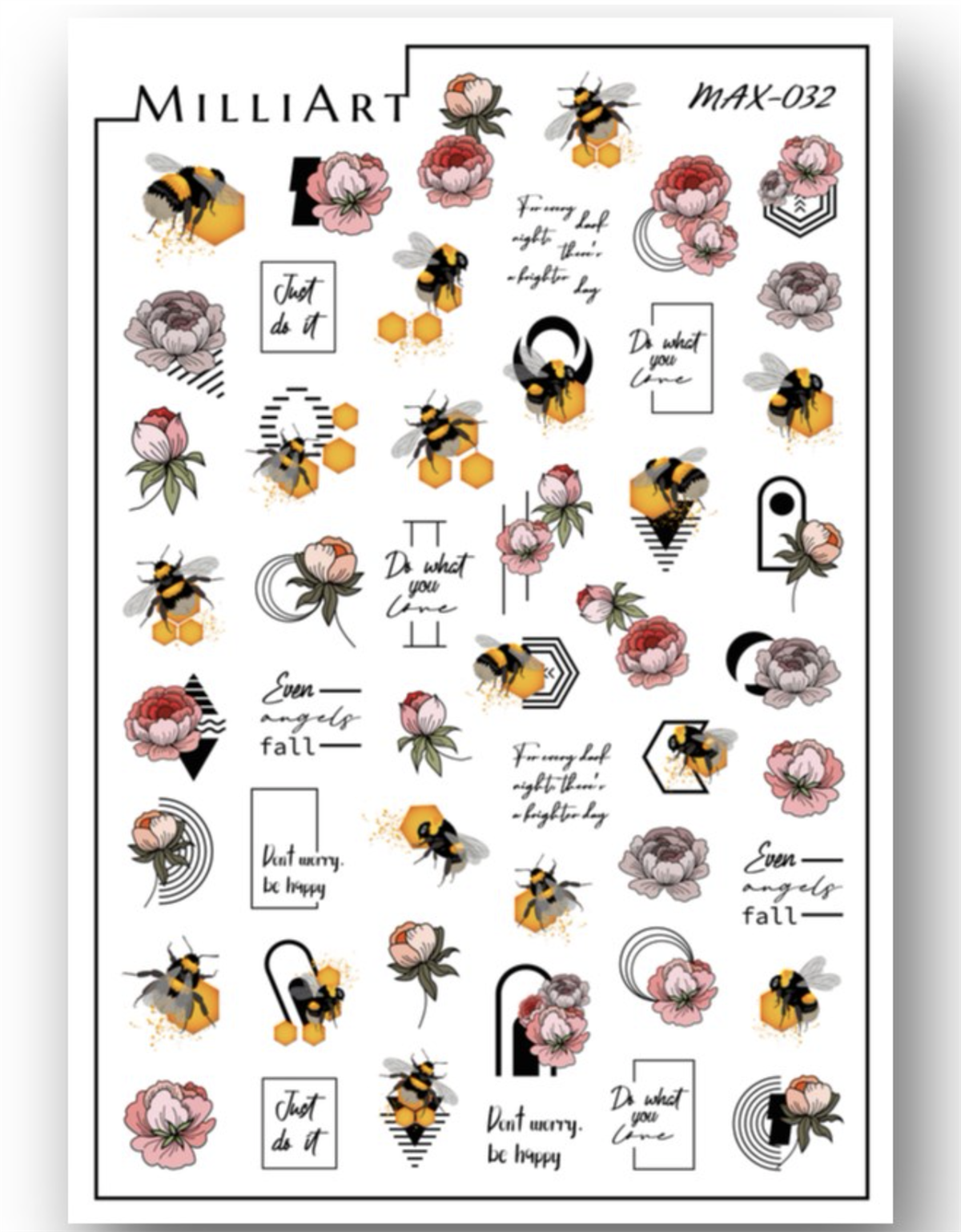 Tırnak stiker MAX serisi 032Endi ProfessionalStiker çeşitleriTırnak stiker MAX serisi 032