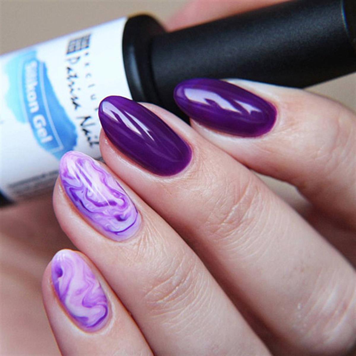 Top coat Silicone Gel - Mermer efekti akvarel tektiği 8 ml