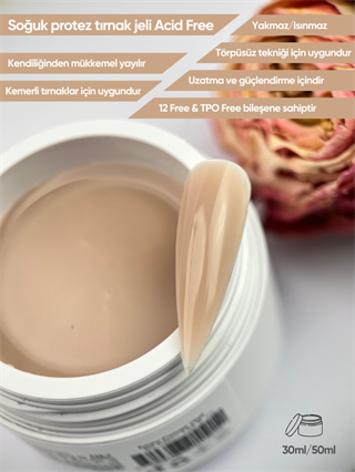 Cold & Fast Gel Ivory 30 ml
