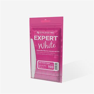 EXPERT 40 Yarım Ay Törpü İçin Yedek Yumuşak Tabanlı Beyaz Törpüler, 150 Grit (30 Adet)