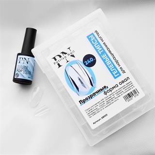 GEL Tips, Şeffaf (Oval), kutuda 240 adet