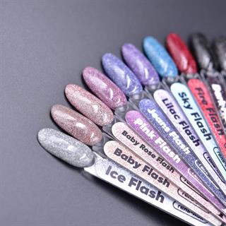 Işığı yansıtan Kalıcı oje Ocean Flash toz turkuaz 3,5ml