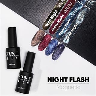 Işığı yansıtan Kalıcı oje Wild Night Flash Acılı çıkolata 3,5 ml