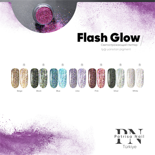Işığı yansıtan pigment Flash Glow White - Beyaz 5gr