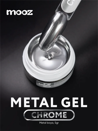 Jel boya sıvı metal Silver Chrome gümüş ayna efekti veren 5 gr