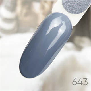 Kalıcı oje Cardigan serisi 643, 8 ml Mavi çelik