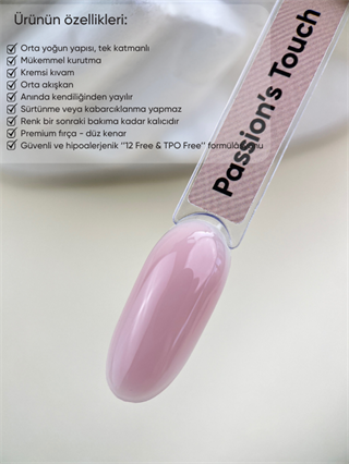 Kalıcı oje Delicate serisi 15 ml Passions Touch