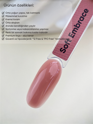 Kalıcı oje Delicate serisi 15 ml Soft Embrace