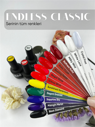 Kalıcı oje Endless Classic serisi 15 ml Rafined Ruby