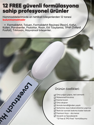 Kalıcı oje Ivory serisi 15 ml Lovestruch Hues