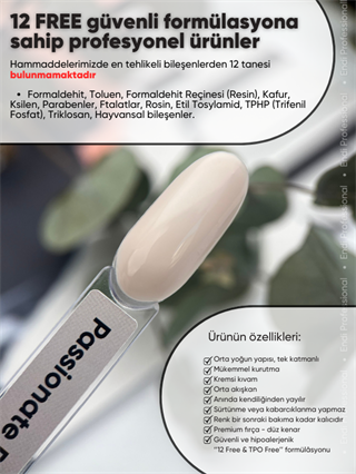 Kalıcı oje Ivory serisi 15 ml Passionate Petals
