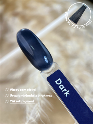 Kalıcı oje Vitray Glazed serisi 15 ml Dark