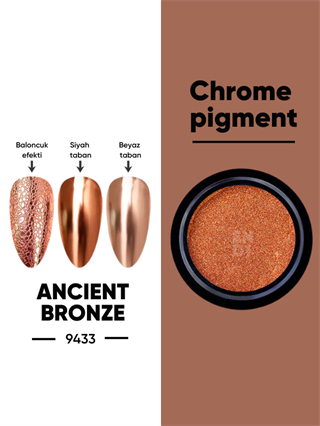 Krom metalik pigment tozu ayna efekti Bronze 21