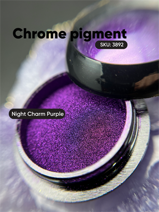 Krom metalik pigment tozu ayna efekti Charm Purple 20