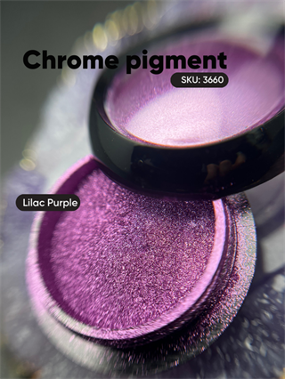 Krom metalik pigment tozu ayna efekti Lilac Purple 28