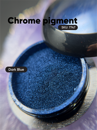 Krom metalik pigment tozu ayna efekti Dark Blue 25