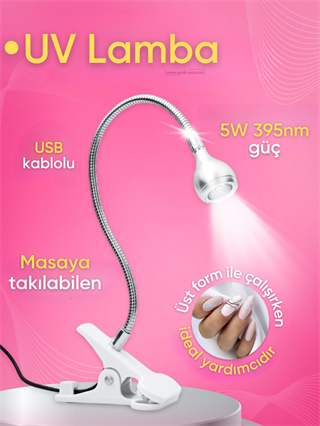 Masaya takılabilen USB Lamba LED/UV 5Watt