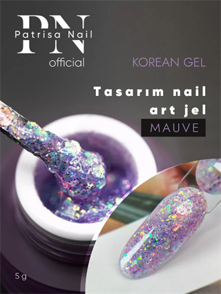 Nail art jel GEL KOREAN Mauve 5 gr 