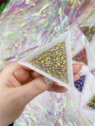 Nail art taşlar için kap - kutu