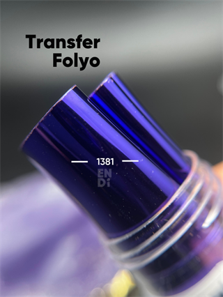 Nail art transfer folyo rulo 1m Mor