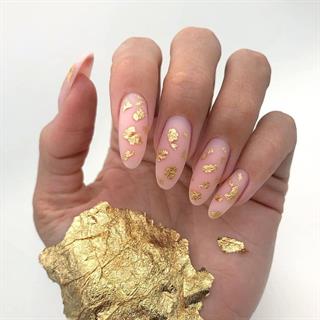 Potal folyo - kırık folyo büyük boy 10gr Rose Gold - Pembe altın