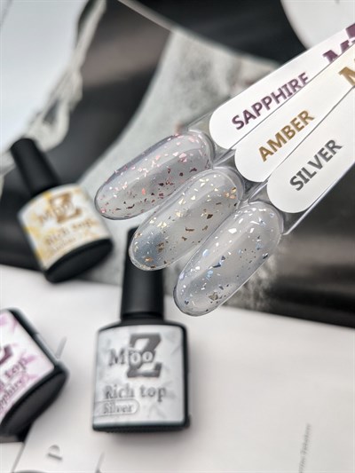 Potal Rich top coat Silver Parlak No wipe 9 ml