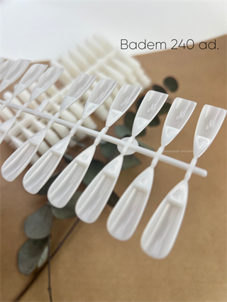Pratik için tips, kitapçik için kartela 240 adet pakette Badem (6)