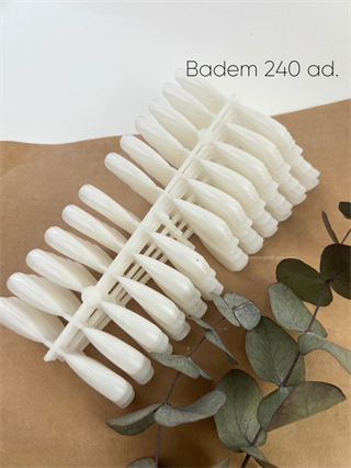 Pratik için tips, kitapçik için kartela 240 adet pakette Badem (6)