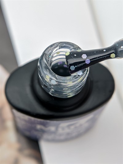 Renkli konfeti Pixie Fest top coat Parlak No wipe 9 ml