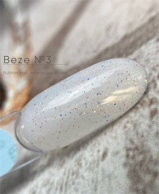 Rubber Base BEZE no3 renkli baz 8 ml