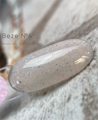 Rubber Base BEZE no4 renkli baz 8 ml
