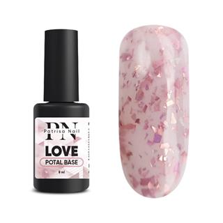 Rubber Base Kamuflaj Potal LOVE 8ml Renkli baz